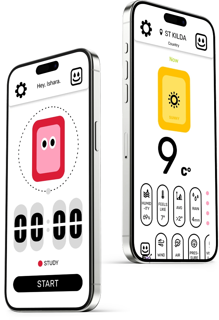 Dodo and Luma app mockups