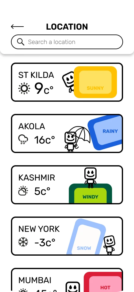 Luma locations